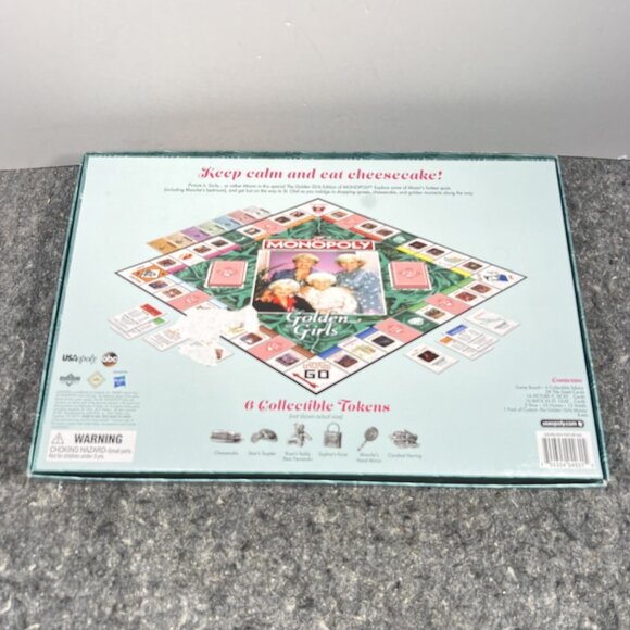 Monopoly The Golden Girls TV Show Board Game USAopoly-Mostly Sealed Parts-READ - Picture 2 of 14